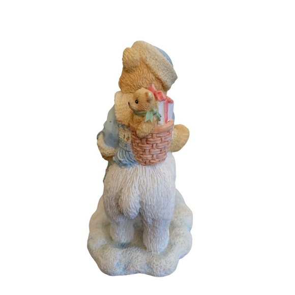 Vintage 1994 Cherished Teddies 622796 Eric "Bearings Tidings of Joy" Figurine En - Picture 5 of 8